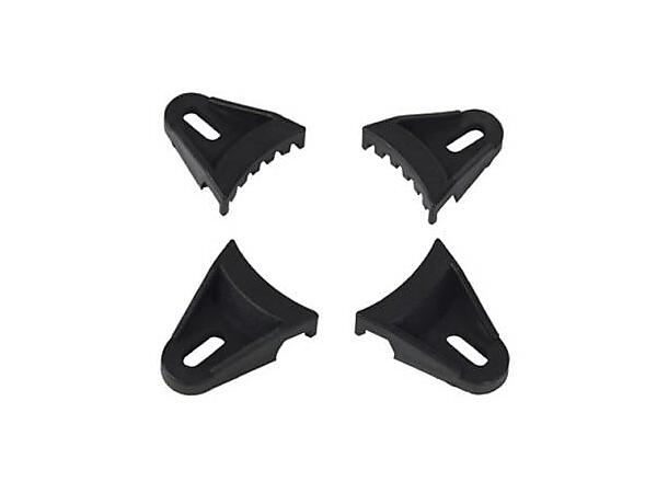 Universal 6,5" grovmasket grill med 4 klammer 